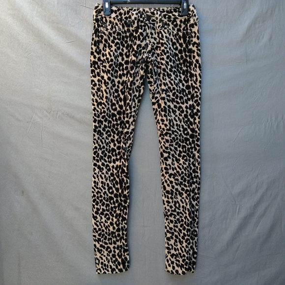 True Religion Stella Skinny Leg Leopard Print - Picture 4 of 8